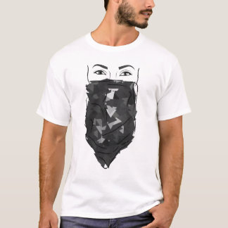 Blanco OCULTADO de la camiseta
