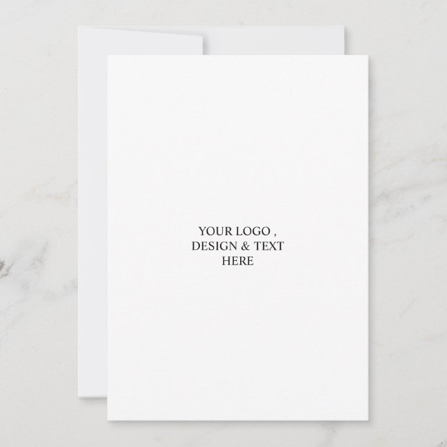 Blanco Personalizado – Su logotipo y texto aquí (Anverso)