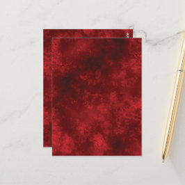 BLANCO ROJO CREAR TU PROPIA TARJETA DE POST