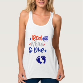 Blanco Rojo y la camiseta de maternidad del 4 de j