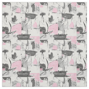 Blanco rosa y tonos de tela gris abstracta