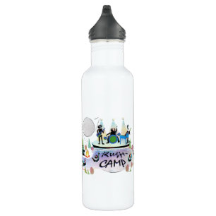 ¡blanco RushCamp de la botella de agua 24oz!
