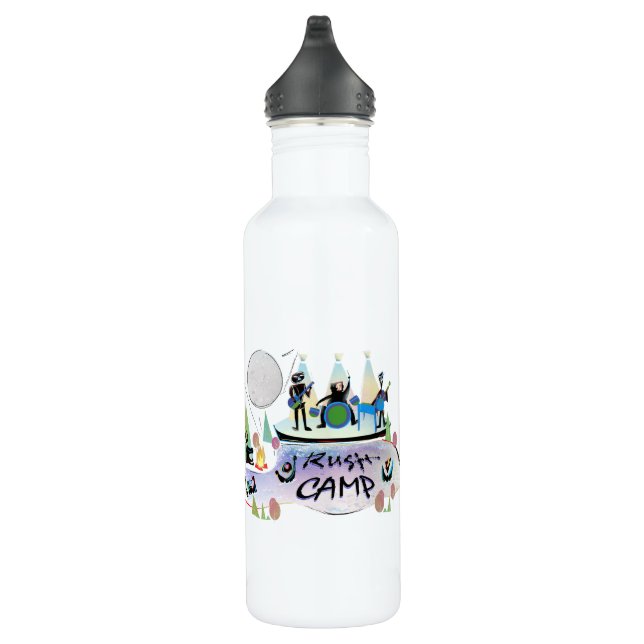¡blanco RushCamp de la botella de agua 24oz! (Derecha)
