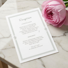 Blanco & Salvia | Recepción de Boda con Letra Mini