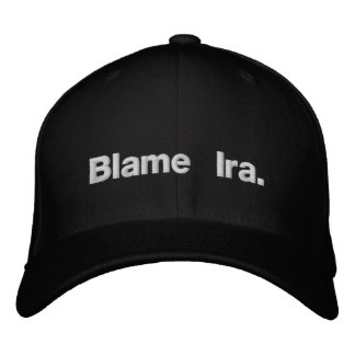 Blanco sobre el Gorra Ira de la culpa de los negro