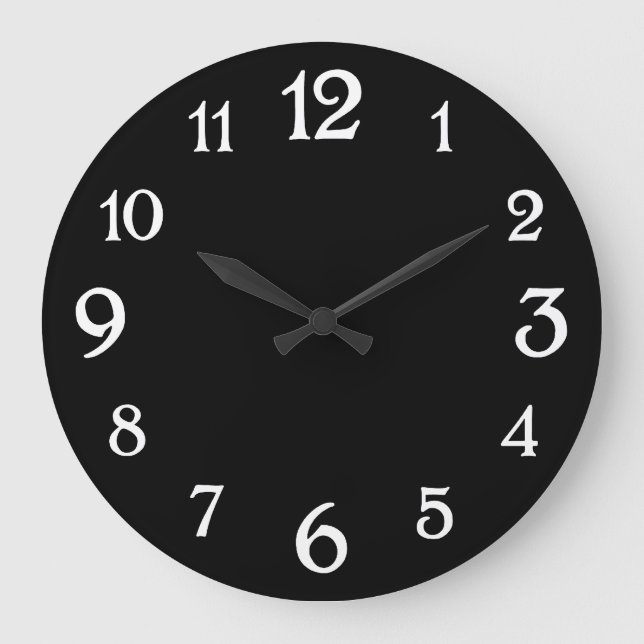Blanco sobre el reloj de pared de la máquina de es (Anverso)