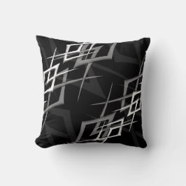 Blanco sobre la almohada "morena" negra