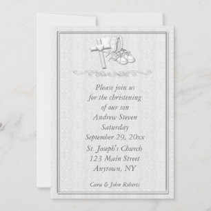 Blanco sobre la invitación a la Navidad Blanca