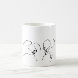 Blanco taza blanca clásica de 325 ml. La boda