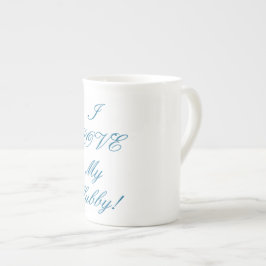 Blanco, taza de la porcelana de hueso