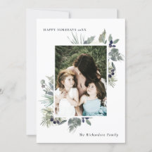 Blanco Verde Desvaído Foliage De Navidad Foto Feli