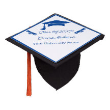 Blanco Y Azul Sencillos Personalizados