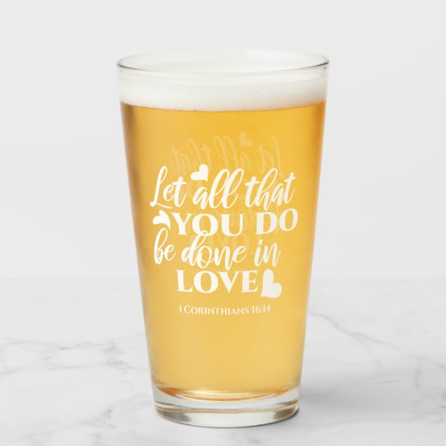 Blanco y negro 1 corintios 16:14 Biblia contra art (Anverso (lleno))