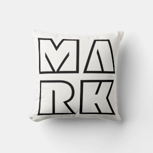Blanco y negro conocido de la almohada