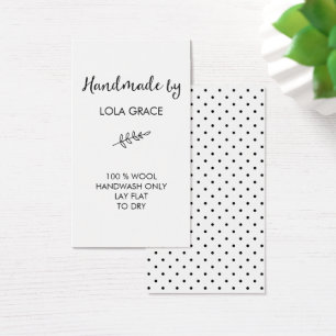 Blanco y negro limpios hecho a mano por