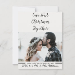 Blanco y negro Nuestra primera foto de Navidad rec