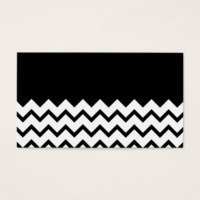 Blanco y negro. Parte Zig Zag, Parte Black. (Frente)