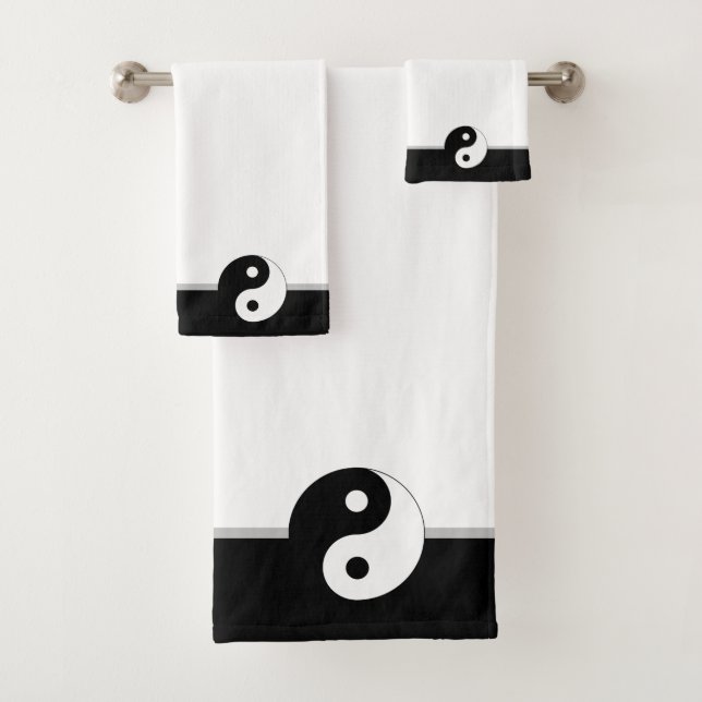 Blanco y negro personalizado Yin Yang (In situ)