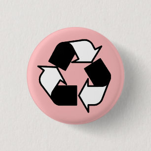 Blancos y negros rosados reciclan el botón del