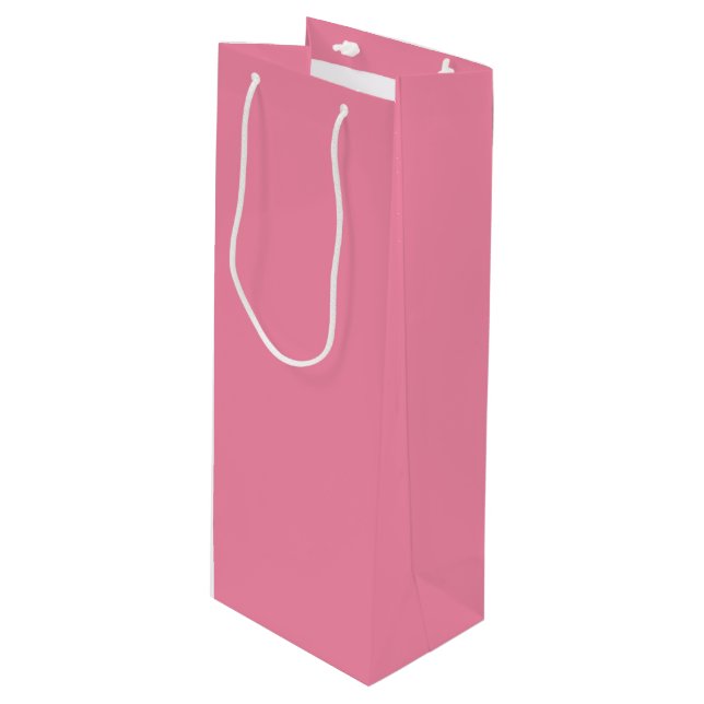 Blanda Flamingo Rosa - Bolsa de regalo de vino (Angulo Anverso)