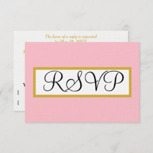 Blanda rosa Roses Plata Boda RSVP Gold