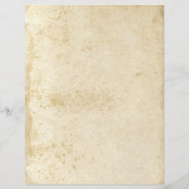 Blank Antique Stained 1870's Old Paper Flyer