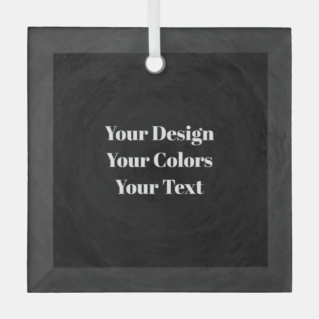 Blank - Crea tu propio ornamento de vidrio Persona (Anverso)