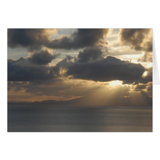 Blank - Vibrante puesta de sol (Anverso (Horizontal))