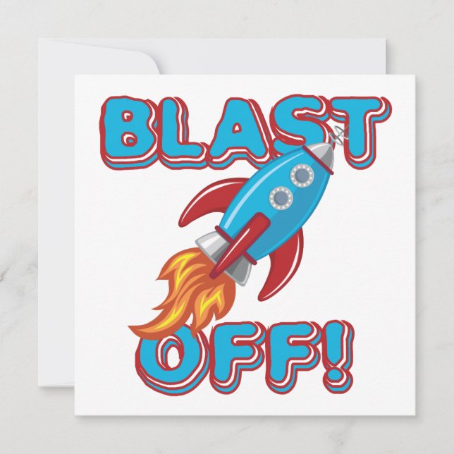 Blast Off Rocket Ship (Anverso)