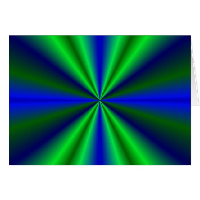 blau grün Regenbogen (Anverso (Horizontal))