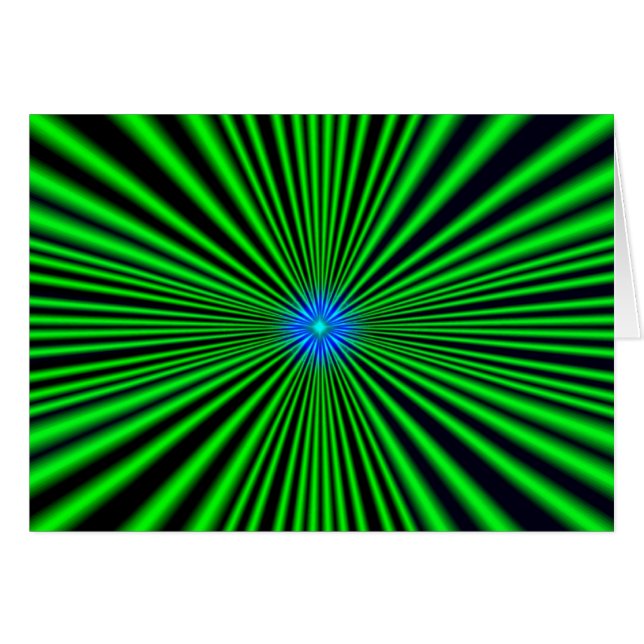 Blau - grüne Stern (Anverso (Horizontal))