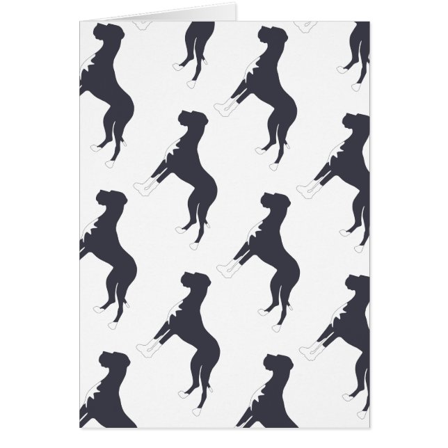 blau mit Abzeichen Dogge (Frente)