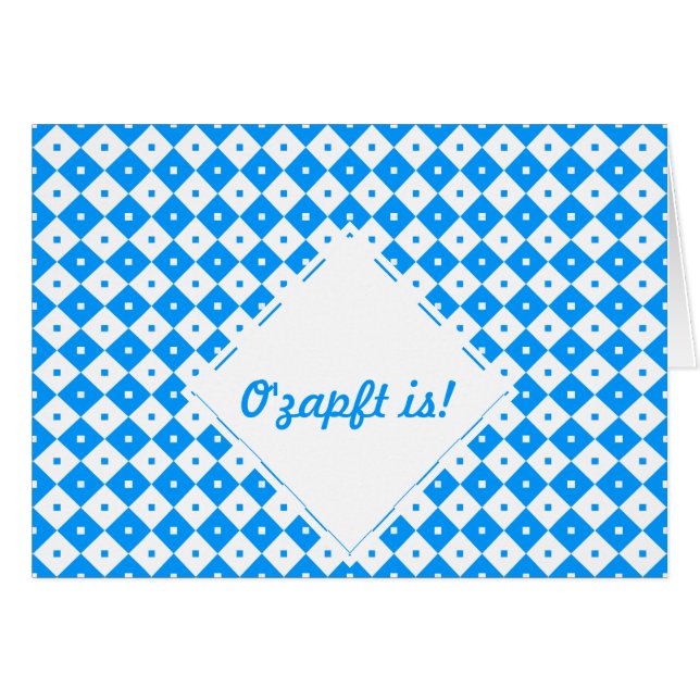 Blau weiß Minimalistisch (Anverso (Horizontal))