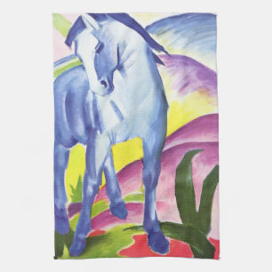 Blaues Pferd I de Franz Marc Kitchen Toalla