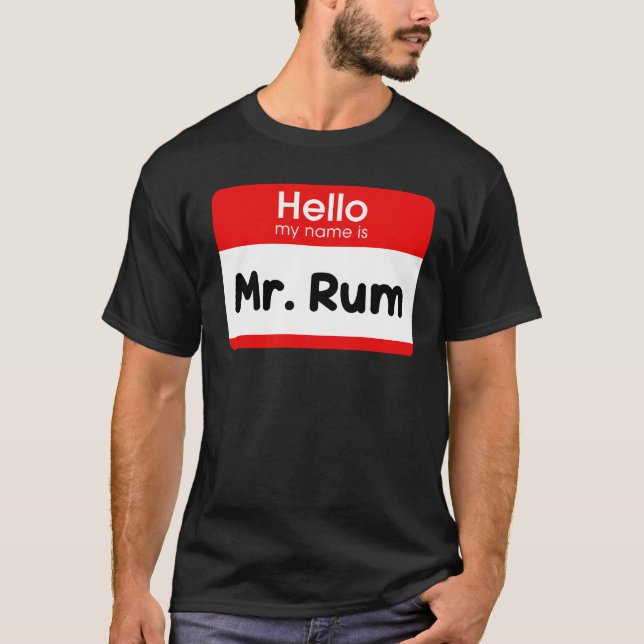 Bleamos la camiseta "Mr Rum" de los hombres de Soc (Anverso)