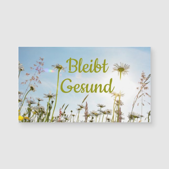 Bleibt Gesund (Anverso)