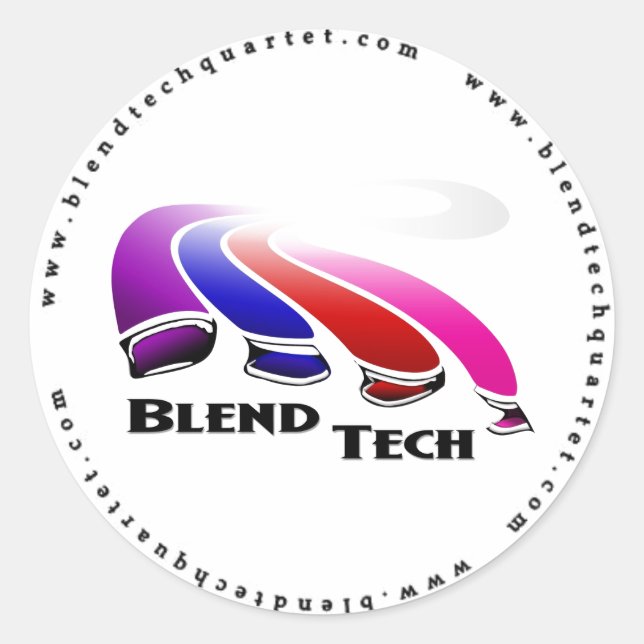 Blend Tech Pegatinas (Anverso)