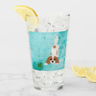 Blenheim Cavalier King Charles Spaniel y Frog