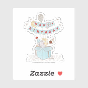 Blessed Birthday Pegatina