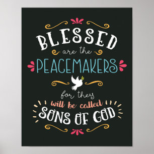 Blessed es la impresión del arte de los