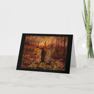 Blessed Samhain - Tarjeta Scarecrow