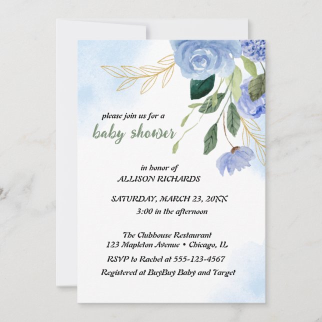 bleu cartes postales (Anverso)