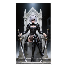 Blind Blade - Arte guerrero de ciencia ficción gót