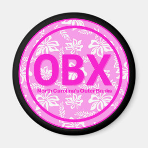 Blindaje exterior de OBX NC Imán de flor rosa