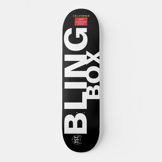 BLING BOX SKATEBOARDS  /JMT USA (Anverso)