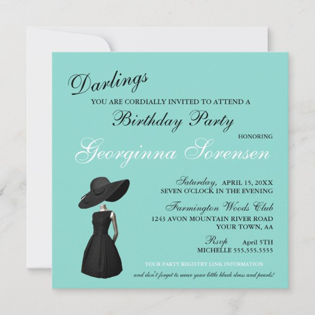 Bling Glam Verde azulado Tiara Fiesta de la celebr (Anverso)