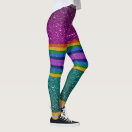 Bling Me Up Rainbow 7 Pop Fashion Leggings