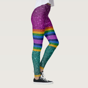 Bling Me Up Rainbow 7 Pop Fashion Leggings