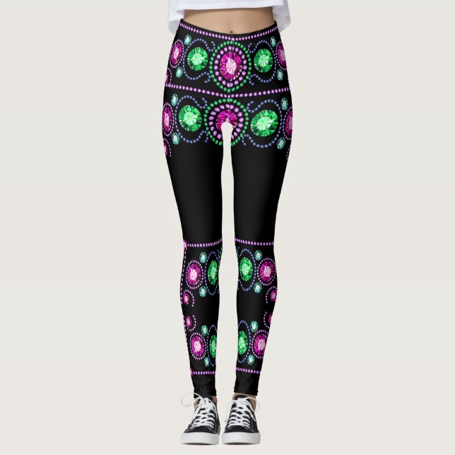 Bling Me Up Zazzle Leggings (Anverso)