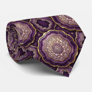 Bling & Sparkle   Deep Plum + Corbata de Geoda de 
